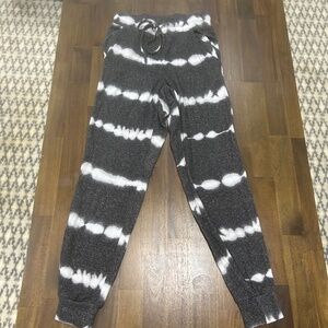 Fornia Grey and White Stripped Joggers Size XS
